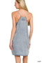 Zenana Enzyme Stone Washed Lyocell Mini Dress