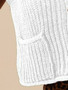 SO ME Big Metal Button Front Sweater Vest