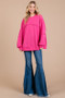 Ces Femme Exposed Seam Long Sleeve Sweatshirt