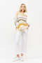 And The Why Abstract Striped Light Weight Loose Sweater