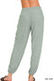 Zenana Soft Melange Hacci Jogger