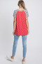 Heimish Full Size Star & Striped Round Neck Short Sleeve T-Shirt Plus Size