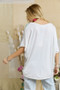 ADORA Colorblock Casual Knit Tunic Top