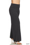 Zenana Full Size Fold Over Waist Comfy Wide Leg Pants Plus Size