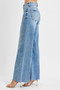 RISEN Full Size Tummy Control High Rise Ankle Palazzo Jeans Plus Size