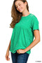 Zenana Washed Short Sleeve T-Shirt