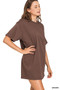 Zenana Short Sleeve Mini Tee Dress