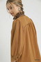 Umgee French Terry Balloon Sleeve Shift Dress with Leopard Print Detail