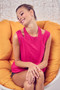 BiBi Cotton Span Knit Double Wear Tank Top