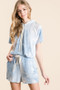 BiBi Tie Dye French Terry Hoodie Top and Bottom Set