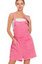 Zenana Woven Double Gauze Acid Washed Romper