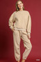 Umgee Fleece Jogger Pants with Drawstring