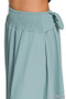 Zenana Heavy Woven Span Crop Tee & Skirt Set