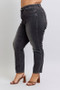 Judy Blue Full Size Mid Rise Tummy Control Slim Jeans Plus Size