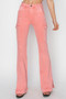 RISEN Full Size High Rise Side Slit Cargo Bootcut Jeans