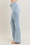 Judy Blue Full Size Tummy Control Vintage Wash Side Slit Slim Boot Jeans Plus Size