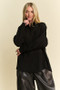 Davi & Dani Crinkled Jacquard Button Down Shirt
