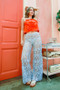 HYFVE Flower Front Square Neck Cropped Cami
