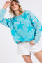 SAGE + FIG Mineral Wash Star Pattern T-Shirt