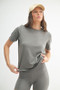 MONO B Round Neck Short Sleeve T-Shirt