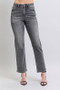 Judy Blue Full Size High Waist Rhinestone Straight Jeans Plus Size