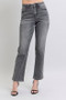 Judy Blue Full Size High Waist Rhinestone Straight Jeans Plus Size