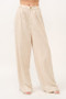 And The Why High-Rise Wide Leg Linen Blended Pants