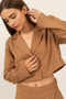 HYFVE Cropped Button-Down Blazer