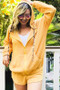 And The Why Hidden Leopard Knit Hoodie Top and Shorts Set