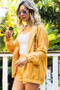 And The Why Hidden Leopard Knit Hoodie Top and Shorts Set
