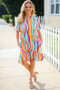 Haptics Tiered Woven Ruffle Hem Dress