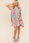 Haptics Tiered Woven Ruffle Hem Dress
