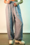 VERY J Wide Leg Gauze Solid Pants