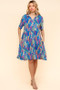 Haptics Johnny Collar Babydoll Dress with Side Pockets