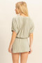 HYFVE Drawstring Hem Short Sleeve Top and Skort Set