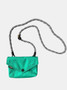 Himawari Solid Color Envelope Shape Crossbody Bag with Removable Strap