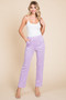 Culture Code Full Size Pin Tuck Detail Slim Pants