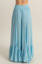 HYFVE High-Waist Ruffle Flared Wide Leg Pants