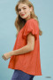 Umgee Gathered V-Neck Top