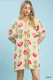 Umgee Abstract Print Mini Dress