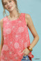 Umgee Floral Embroidered Sleeveless Top