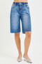 RISEN Raw Hem Slouchy Seamed Jorts