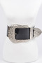 Oversized Multi Metal Plus Size Waist Enamel Belt 