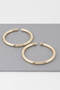 Shiny Hoop Earrings