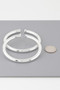 Shiny Hoop Earrings