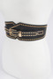 Studded Wide Stretch Belt