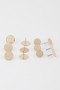 Circle Stud Earrings Set 