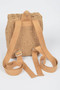 Woven Cotton Mini Backpack 