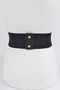 Metal Buckle Plus Size Elastic Belt 