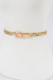 Monotone Plus Size Chain Belt 